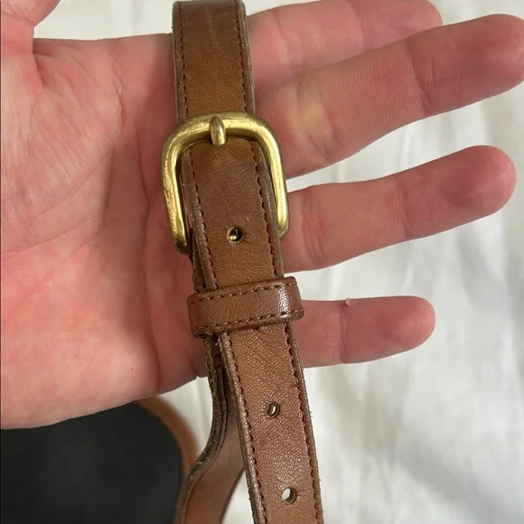 COACH Black and Brown Leather Crossbody Bag - Picture 7 of 11